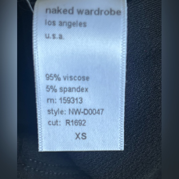 Naked Wardrobe NW SCULPT TANK MINI DRESS in black XS - Picture 10 of 10